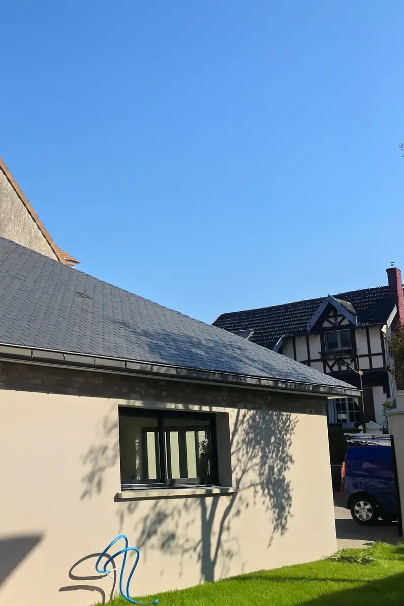 Garage en ardoise – Garage en ardoise, Le Chesnay (78)