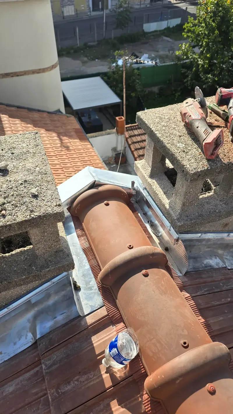 Faîtière et abergement zinc – Faîtière et abergement zinc, Vitry-sur-Seine (94)